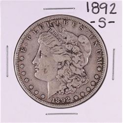 1892-S $1 Morgan Silver Dollar Coin