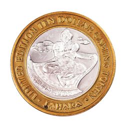 .999 Silver Sahara Hotel & Casino Las Vegas $10 Casino Limited Edition Gaming Token