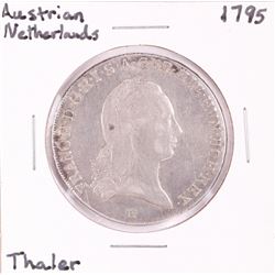 1795 Austrian Netherlands Thaler Silver Coin