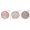 Image 1 : Lot of (3) 1889 $1 Morgan Silver Dollar Coins
