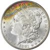 Image 3 : 1881-S $1 Morgan Silver Dollar Coin PCGS MS64 Amazing Toning
