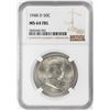 Image 1 : 1948-D Franklin Half Dollar Coin NGC MS64FBL
