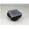 Image 1 : Shower Pan Drain With Square Chrome Plated Top