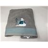 Image 1 : Grey Snowman Hand Towel
