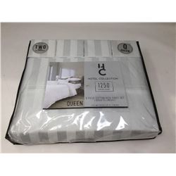 Hotel Collection- 6 Piece Cotton Rich Queen Sheet Set (White)