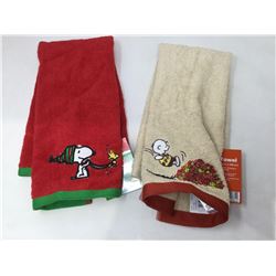 Assorted Holiday Peanuts Collection Hand Towels