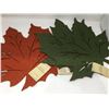 Image 1 : Felt Leaf Reversible Placemats (18in x 18in)