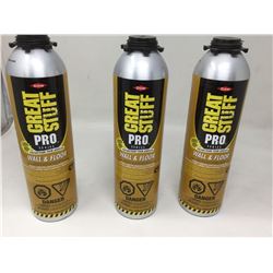 Great Stuff Pro Polyurethane (3 x 751g)