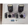 Image 1 : Lot of 2 Canon Power Shot G3 4.0 Megapixel Digital Cameras with Flash