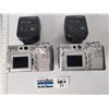 Image 2 : Lot of 2 Canon Power Shot G3 4.0 Megapixel Digital Cameras with Flash