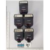 Image 1 : Lot of 5 Canon Speedlite 220EX Camera Flashes