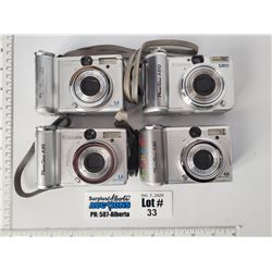 Lot of 4 Canon Digital Cameras