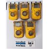 Image 2 : Lot of 5 Gas Clip Technologies H2S Gas Detectors