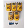 Image 2 : Lot of 5 Gas Clip Technologies H2S Gas Detectors