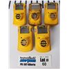 Image 2 : Lot of 5 Gas Clip Technologies H2S Gas Detectors