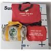 Image 1 : Lot of 3 First Aid Kits in Travel Cases
