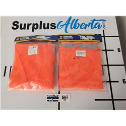 Lot of 2 Power Fist Refelctive Safety Vests