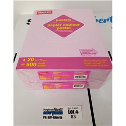 2 Packs of New Staples Pastels Lilac 8.5" x 11" Letter Size Paper