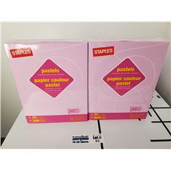 5 Packs of New Staples Pastels Gray 8.5" x 11" Letter Size Paper