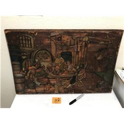 European Painted Carved Framed Art