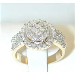 4697 14K TT Gold Diamond Ring