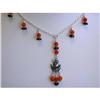 Image 1 : 173 Silver Necklace with Gems