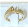 Image 1 : 1987 14k Gold Diamond Ring Mounting