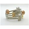 Image 1 : 4171 14K Tri Color Gold Diamond Ring