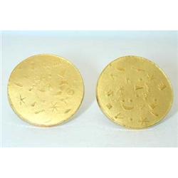 4078 18K Gold Cufflinks