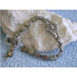 4109 14k White Gold Bracelet with Diamonds