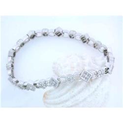4803 14k Gold Diamond Bracelet