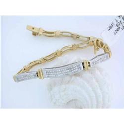 5103 14k Gold Diamond Bracelet