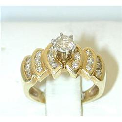 6597 14K Gold Diamond Ring