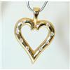 Image 1 : 6726 14K Gold Pendant w/Diamond