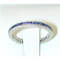 2777 Platinum Sapphire Ring