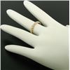 Image 3 : 14k Yellow Gold .60 ctw G/H VS2 Bar Set Round Brilliant Diamond Band Ring