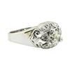 Image 1 : 0.26 ctw Diamond Wedding Ring - 14KT White Gold