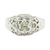 Image 2 : 0.26 ctw Diamond Wedding Ring - 14KT White Gold