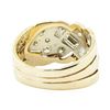 Image 3 : 1.10 ctw Diamond Ring - 14KT Yellow And White Gold