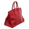 Image 2 : Hermes Red Ardennes Leather Birkin 35cm Bag GHW