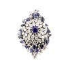 Image 2 : 5.07 ctw Blue Sapphire Ring - 14KT White Gold