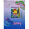 Image 1 : Peter Max "A BETTER WORLD (Pink/Blue)"