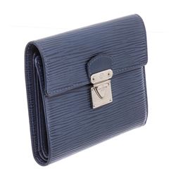 Louis Vuitton Blue Epi Leather Koala Wallet