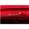 Image 7 : Chanel Red Black Lambskin Leather CC Chain Flap Shoulder Bag