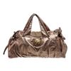 Image 2 : Gucci Metallic Grey Large Leather Hysteria Tote Bag