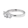 Image 1 : 0.45 ctw Diamond Ring - 14KT White Gold