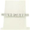 Image 4 : 18K White Gold 1.0 ctw F VS1 Round Brilliant Prong Set Diamond Eternity Band Rin