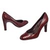 Image 1 : Sergio Rossi Dark Brown Snakeskin Pumps 37