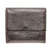 Image 3 : Louis Vuitton Black Epi Leather Elise Wallet
