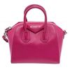 Image 2 : Givenchy Pink Grained Leather Mini Antigona Satchel Shoulder Bag